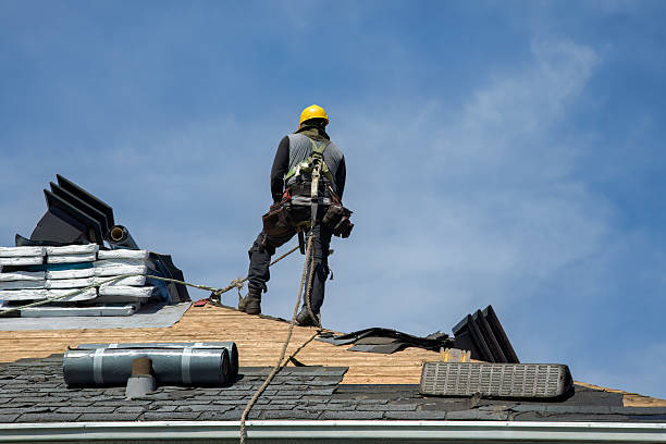 Professional Metal Roofing technician working in Zeeland, MI